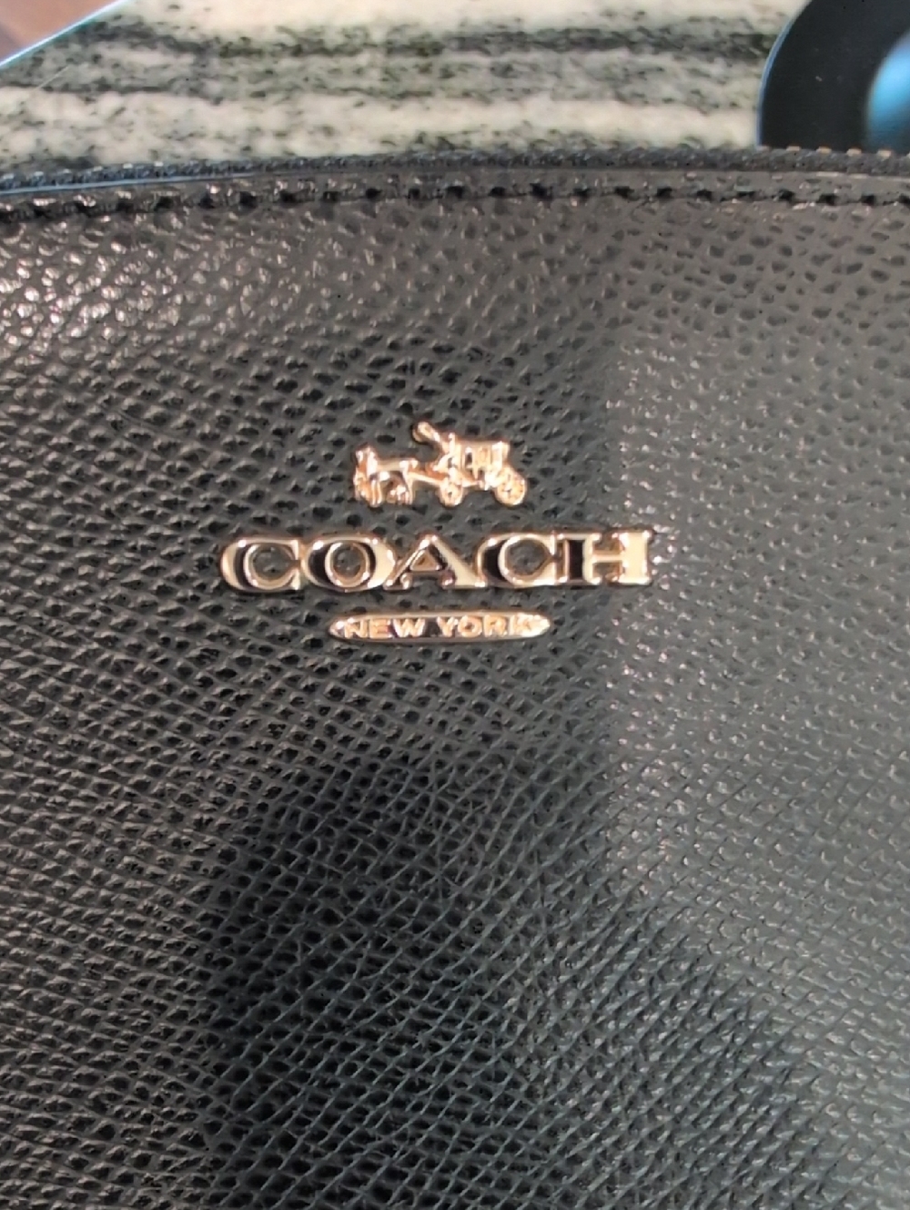 Coach Chelsea Mini Black Pebbled Leather Dome Satchel Bag & Matching Wallet - Picture 6 of 16